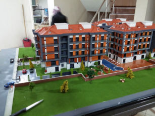 İstanbul Maket Konut Mimari Maketi görsel 5